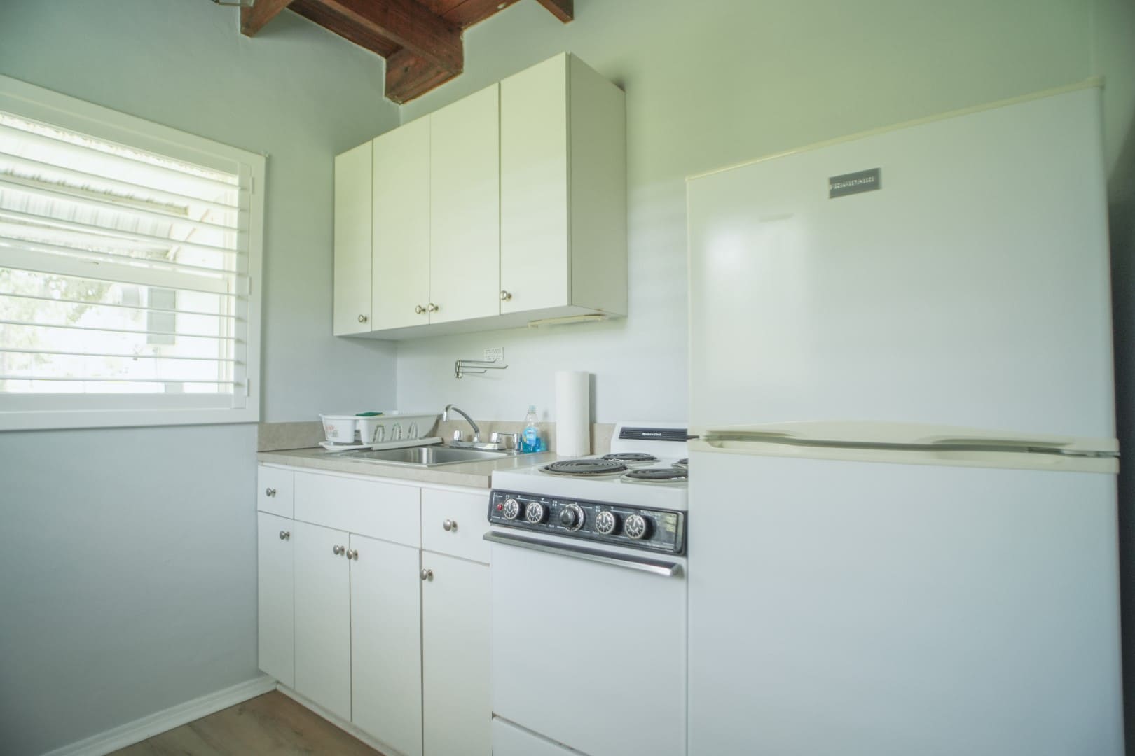 Kitchen inside a duplex unit