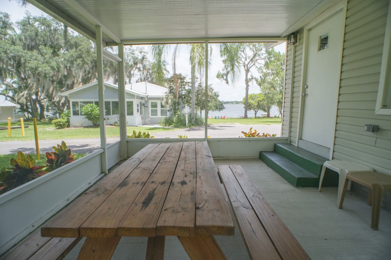 Enclosed porch inside the Small House