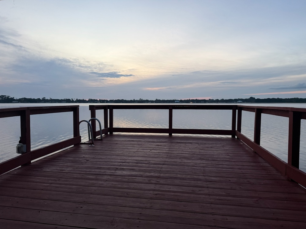 View of Lake Clay from Lakeside Cottages