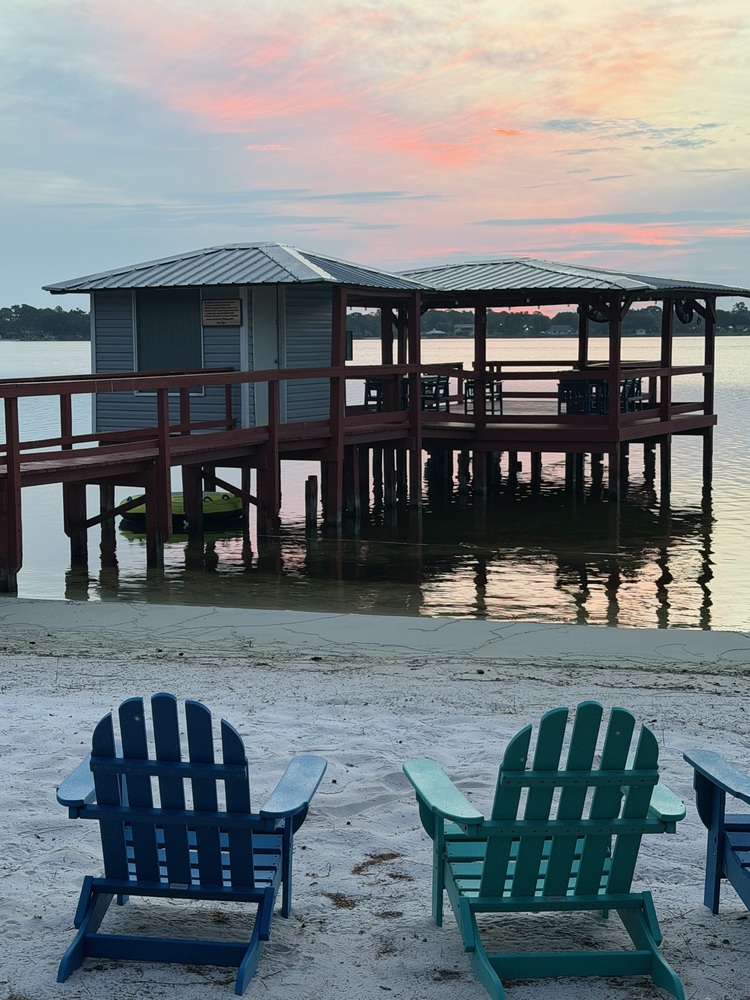 Lake view from Lakeside Cottages