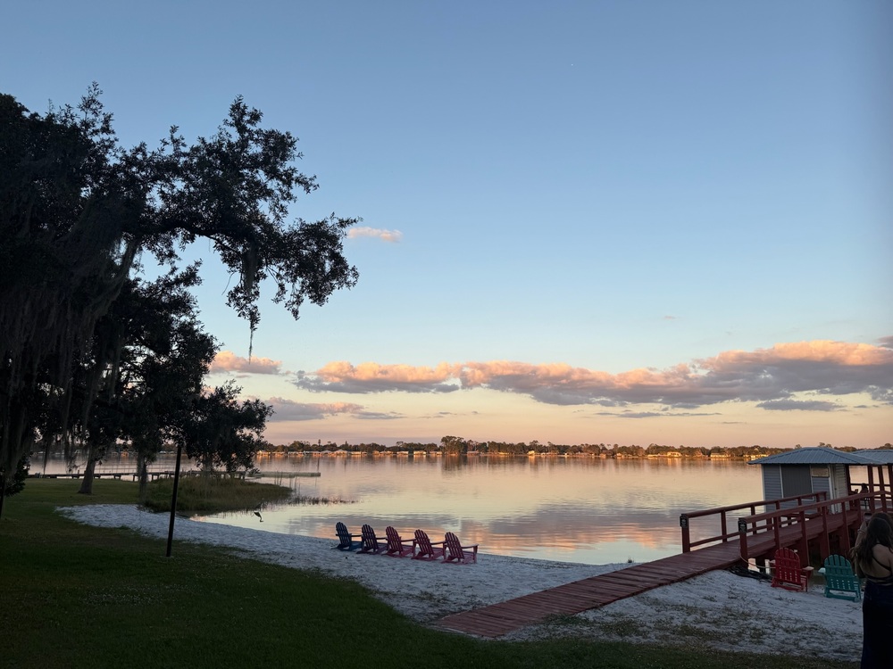 View of Lake Clay from Lakeside Cottages